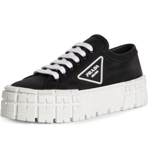 grey and black prada shoes|prada platform sneakers women.